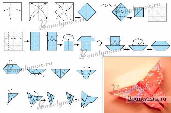 Как сделать бабочку из бумаги своими руками