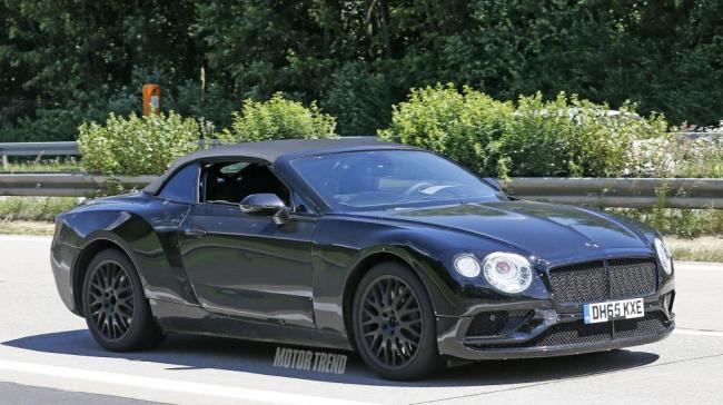 В Сети появились снимки тестовой Bentley Continental GTC 2018 (ФОТО)