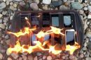 Блогеры проверили все модели iPhone на устойчивость к огню (ВИДЕО)