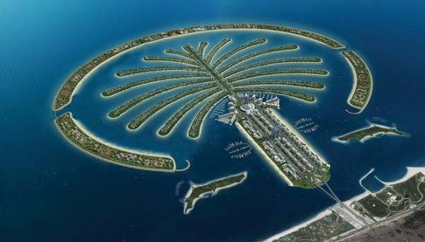 Потрясающее творение человека: острова Пальм в Дубаи (ФОТО)