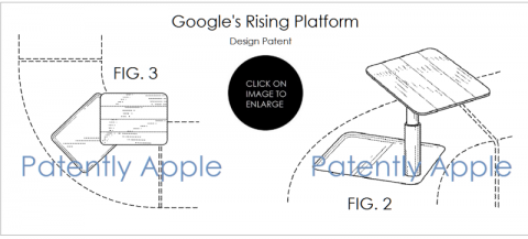 Google патентует платформу для модульного стола (ФОТО)