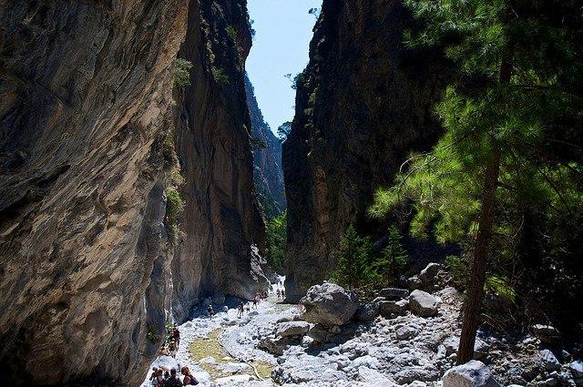 Чудеса острова Крит - живописное Самарийское ущелье (ФОТО)