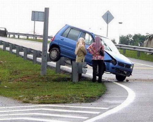 Когда за руль садится женщина (ФОТО)