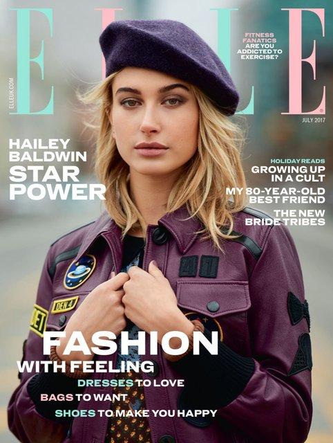 Сдержанная сексуальность: Хейли Болдуин удивила образом на обложке Elle (ФОТО)