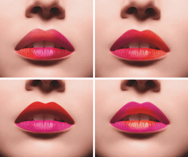 Два цвета: новый тренд для макияжа губ в этом сезоне (ФОТО)